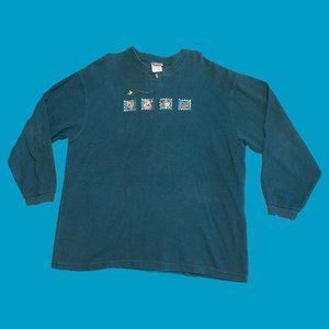 Vintage The Disney Store Embroidered Winnie the Pooh Long Sleeve TShirt Size XXL